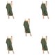 thumbnail image 2 of Qarigey de poliéster para mujer, cintura alta, irregular, reemplazo de otoño, fácil de combinar, faldas plisadas de oficina para mujer, M Type2 NO2, 2 of 6