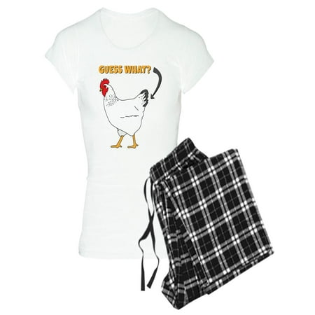 

CafePress - Guess What Chicken Butt Pajamas - Women s Light Pajamas