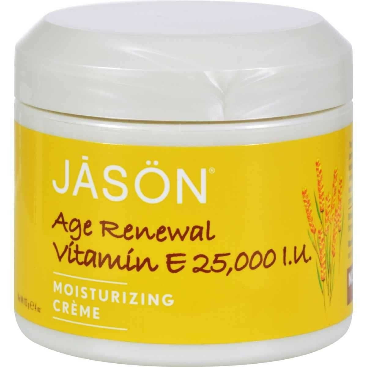 Age Renewal Vitamin Creme 25,000 IU Jason Natural Cosmetics 4 oz Cream - Walmart.com