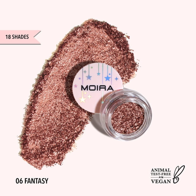 Sombra De Ojos Moira Cosmetics En Crema Con Glitter 06, Fantasy