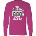 thumbnail image 3 of Inktastic Queen of the Slots Long Sleeve T-Shirt, 3 of 5