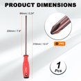 thumbnail image 2 of Destornillador Phillips PH2 Uxcell de 12.4" de longitud, destornillador magnético de acero S2, herramienta industrial para electricistas con agarre antideslizante., 2 of 6
