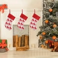 thumbnail image 4 of Fwttom Knit Christmas Stockings, 15.4 Inches Woolen Personalized Christmas Stockings, Holiday Large Christmas Stockings Bulk for Gifts, Candy Bag, Xmas Tree & Party Decor, 4 of 6