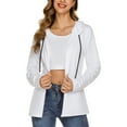 thumbnail image 3 of Purcoar Women's Long Sleeve Full-Zip Hoodie Jacket Cotton Sweatshirt, 3 of 7