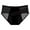Black, variant on Women's Plus Size Mid-Rise Tummy Control and Butt Lift Breathable Thin Briefs for Everyday Comfort