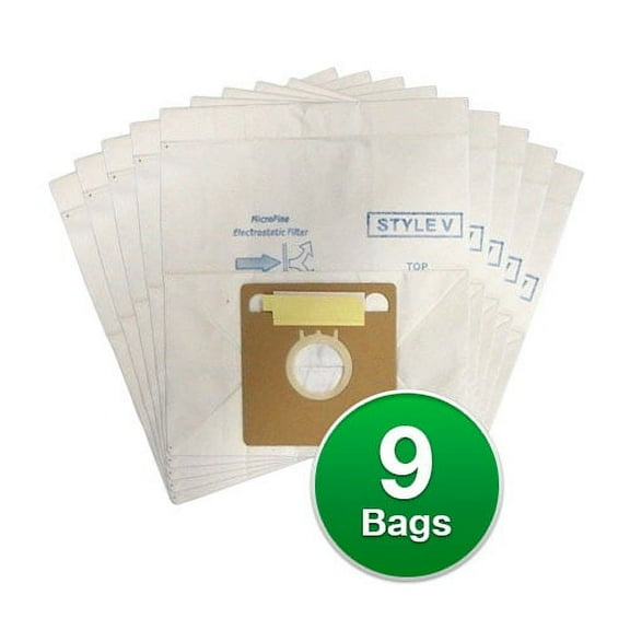 Replacement Vacuum Bags for Eureka 154 / 52358A Type-Micro w/ Closure(3Pack)