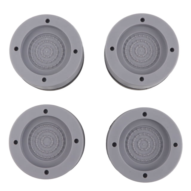 Soporte para lavadora Jadeshay 4 piezas de goma antivibración estabilizador de pies Gris