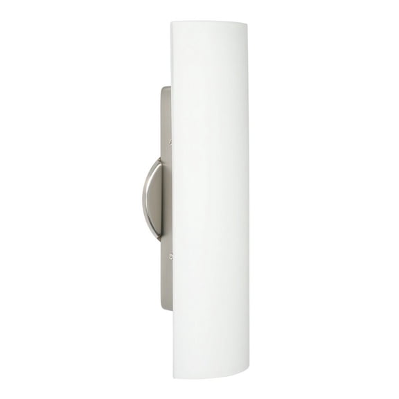 272507-LED-SN Besa Lighting Darci 16-Two Light Wall Sconce-4.75 Inches Wide by 15.5 Inches High-Satin Nickel Finish-LED Lamping Type