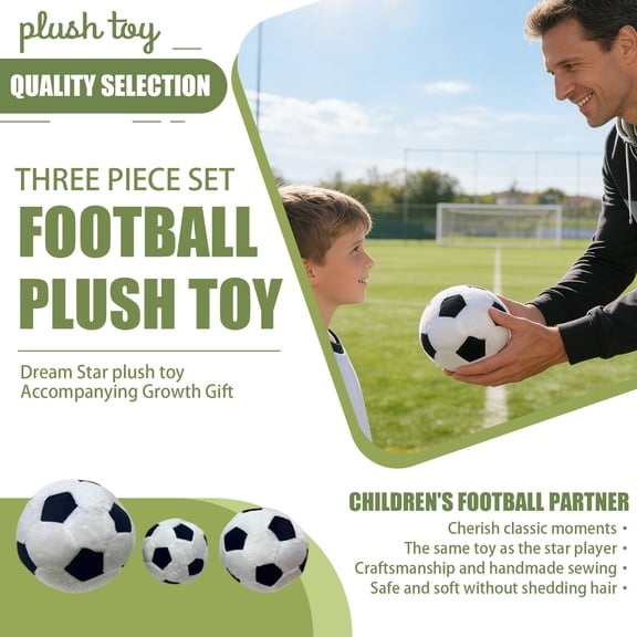 Realistic Fabric Football-Shaped Plush Toy & Pillow, Soft Stuffed Decorative Cushion For Home Office Bed, Multiple Sizes For Kids Fans Collectors, Unique Gift For Sports