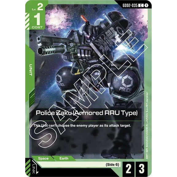 Gundam Dual Impact Common Police Zaku GD02-035 [Armored RRU Type]