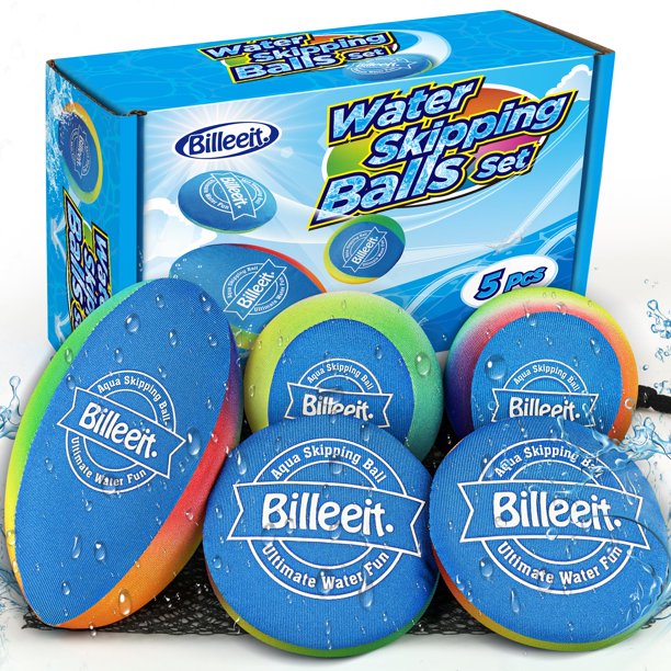 Set de pelotas para saltar en el agua, ideal para jugar al billar y al rugby