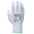 thumbnail image 3 of Portwest A198 ESD Antistatic PU Fingertip Work Gloves Gray, XX-Large, 3 of 3
