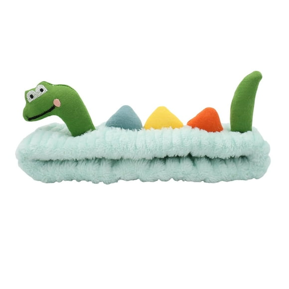 IQUQIXL Divertida Diadema de Dinosaurio Lindo Animal Gato Pato Rana Dinosaurio Caracol Kawaii Spa Diadema Accesorios para el Cabello para Lavar la Cara Ducha Deportes Belleza Cuidado de la Piel (Estil