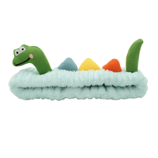 IQUQIXL Divertida Diadema de Dinosaurio Lindo Animal Gato Pato Rana Dinosaurio Caracol Kawaii Spa Diadema Accesorios para el Cabello para Lavar la Cara Ducha Deportes Belleza Cuidado de la Piel (Estil