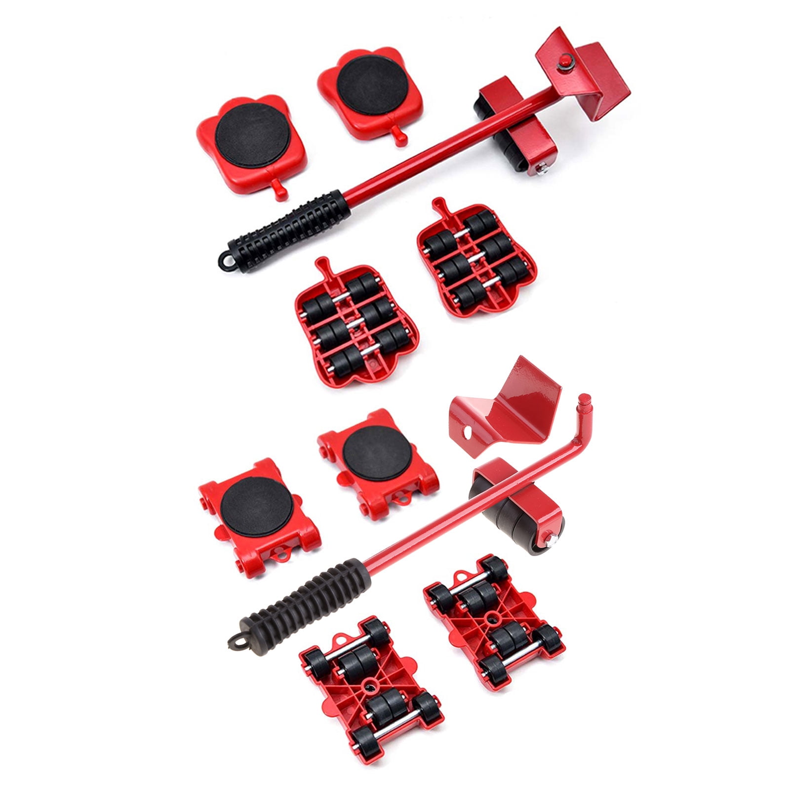 Furniture Mover Tool Transport Lifter Heavy Stuffs Moving 4 Wheeled Roller with 1 Wheel Set Professional Device