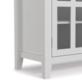 thumbnail image 5 of Simpli Home Artisan 53 inch Wide Solid Wood Tall TV Stand in White For TVs up to 60 inches, 5 of 13