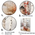 thumbnail image 3 of Designart "Red Birch Wood In The Winter Season I" Tree Birch Floater Framed Wall Decor, 3 of 5