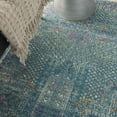 thumbnail image 4 of 5â€™ x 7â€™ Blue Distressed Medallion Area Rug, 4 of 7