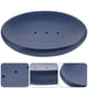 thumbnail image 5 of jabonera de cerámica creativa, soporte artístico para jabón, accesorio de baño para el hogar, dormitorio, hotel, azul oscuro., 5 of 7