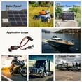 thumbnail image 5 of 2 PACK 1FT SAE Extension Cord Compatible with NOCO Genius Smart Battery Chargers, 14AWG Heavy Duty SAE Connector Cable, 20A Fuse Waterproof Plug for Motorcycle/ATV/UTV/Auto, Tool-Free, 5 of 5
