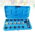 thumbnail image 2 of unbranded 16pcs 14mm Spark Plug Kit Reamer Tap Thread Repair M14x1.25 Cylinder Head Helicoil, 2 of 8