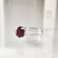 thumbnail image 4 of Hexagon Garnet Ring, 925 Sterling Silver Ring, Women Ring, Natural Garnet, January Birthstone, Christmas, Thanksgiving, Tiny Dainty Ring, Handmade, Statement Jewelry, Wedding, Anniversary Gift, 4 of 8