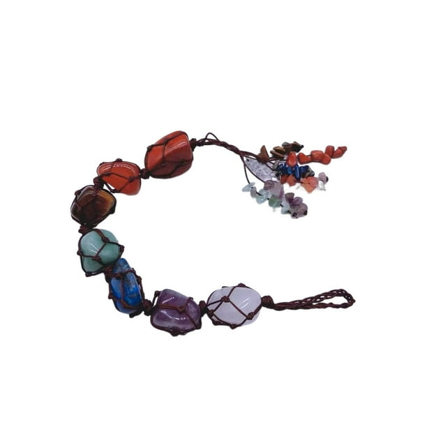 Minnieouse Colgante de piedra para adorno de coche, colgador de