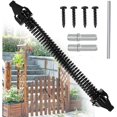 thumbnail image 1 of 14 inch Spring Closer Adjustable Door Closer Outdoor Carbon Steel Spring Closer Screw Garden Door Closer for Household Gates Yard Fence, Bla, 1 of 5