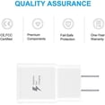 thumbnail image 4 of Adaptive Fast Charging USB Wall Charger, OEM Samsung 2 Pack Fast Charging Block Travel USB Charger Adapter Compatible Samsung Galaxy S10 S9 S8 S7 S6 Note 8 9, LG, HTC and More, 4 of 4