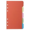 thumbnail image 3 of KAKOWELY 25PCS A6 Divider Set Colored Binders Divider Index Cards Notepad Notebook Accessories School Stationery,6.69"X4.13"X0.12", 3 of 5