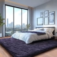 thumbnail image 3 of TWINNIS Shag Area Rug,8'x10'Soft Fluffy Area Rugs for Living Room Bedroom Kids Room Decor Carpet,Gray Purple, 3 of 7
