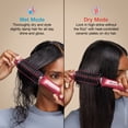 thumbnail image 5 of Shark Glossi 2-in-1 Hair Styling Tool & Air Glosser, Hot Tool, Blow Dryer, Wet-to-Dry Styling, 120 Volts, HT302BP Pink, 5 of 11
