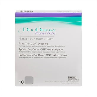 DuoDERM CGF Hydrocolloid Dressing 4 X Inch Square Sterile, 187660