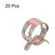 thumbnail image 3 of Uxcell ID 16.5mm 5/8inch Clips de manguera de combustible, Abrazaderas de tubería, Abrazadera de manguera de resorte, 20Pcs, 3 of 7