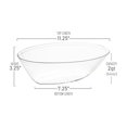 thumbnail image 3 of Smarty 2 qt. Clear Oval Large Disposable Plastic Serving Bowls 24ct, 3 of 5