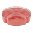 thumbnail image 3 of Assiette de Fruits Divisée, Plateau de Service 5 Sections Anti-Poussière pour les Mariages Rouge, Rose, Bleu, 3 of 8
