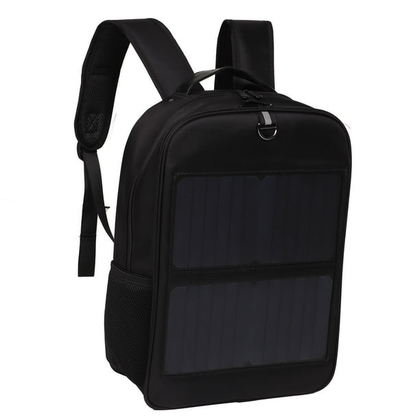 Mochila de energía con panel solar, Mochila solar de 14 W Mochila con panel solar impermeable Mochila solar Máxima confiabilidad Jadeshay A