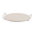 thumbnail image 1 of Fantes Pizza Baking Stone with Serving Rack, Natural Ceramic Stoneware, The Italian Market Original since 1906, 1 of 4