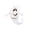 D - Ghost, variant on QLUEWX Halloween Paper Hanging Decorations, 12.6" White Spooky Paper Ghost Hanging Halloween Party Decoration, Event Prop Party Supplies Home Decor, Halloween Decor for Home School Indoor Outdoor