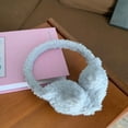 thumbnail image 7 of Winter Earmuffs Woman Ear Cover Y2K Star Plush Anti Cold Women's Warm Solid Color Plush Earrings Cycling Muffs Headphones Warmer (A575 khaki), 7 of 7