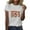 Gray, variant on Womens Easter Tops 2025 Summer Fashion Print Short-Sleeved Blouse with Round Neck and Fun Design