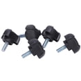thumbnail image 2 of Vis de Verrouillage, 5pcs M6 Plastique Triangulaire Tête Fixation Fixation Bouton Boulon Conception Rationalisée, 2 of 13