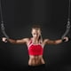 thumbnail image 2 of Bandas de resistencia para gimnasio, asas de ejercicio: asas de fitness resistentes y cómodas con cable., 2 of 4