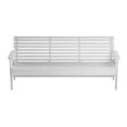 thumbnail image 6 of Amish Casual Heavy Duty Roll Back Outdoor Bench (6-foot, Dark Walnut Stain), 6 of 11