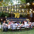 thumbnail image 4 of SPECOOL 70th Birthday Decorations Men, Blue Gold Theme Party Decor, Navy Blue Gold Latex Balloons and Happy 70th Birthday Banner, Grandfather Happy 70th Birthday Anniversary Party Supplies, 4 of 7