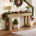 thumbnail image 2 of Topcobe 63-Inch Console Table, Farmhouse Wooden Sofa Table Entryway Table, Modern Furniture for Indoor, 2 of 9