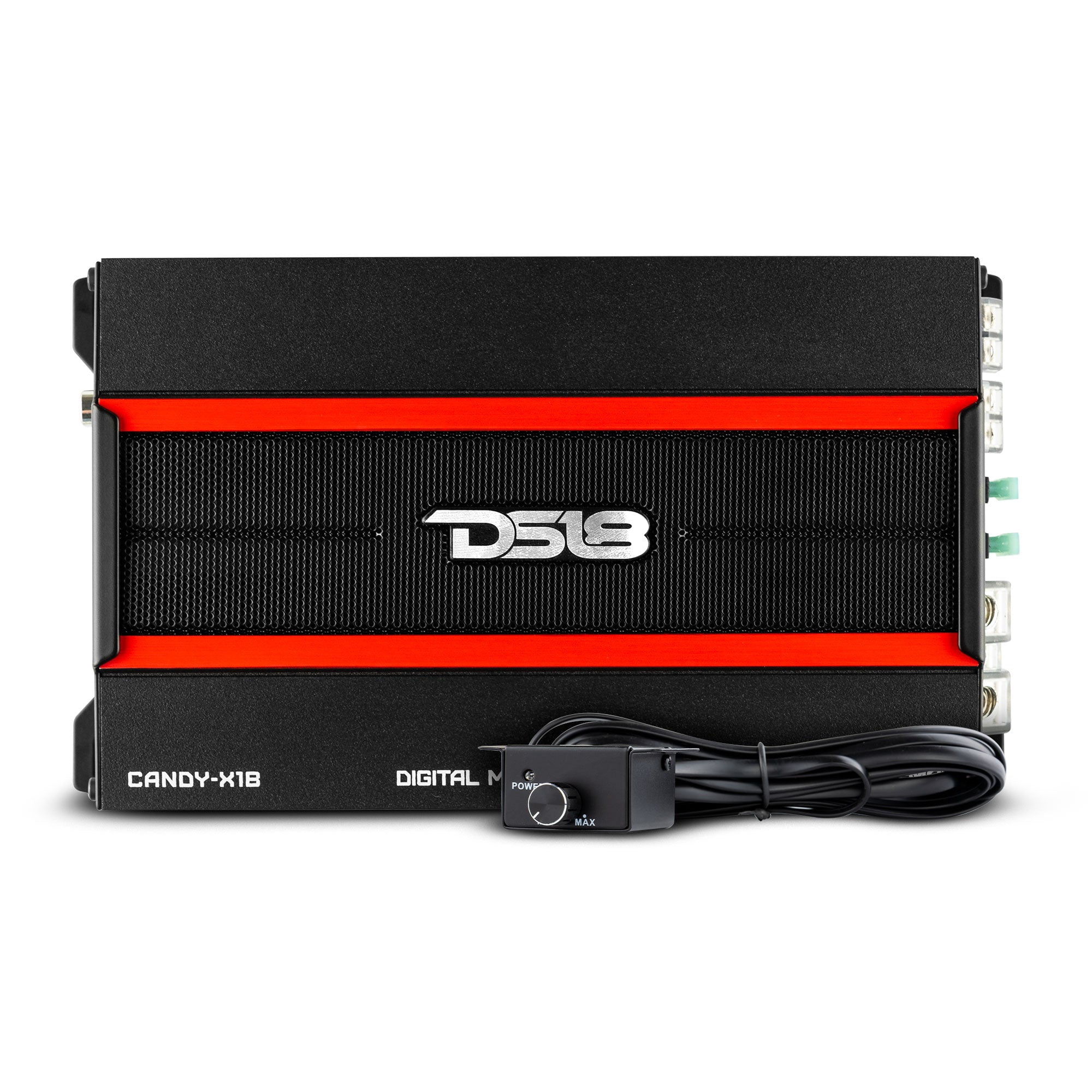 Black Diamond DIA-K4 4-Channel Car Amplifier - 2000W Max, Class D, With Red LED Acrylic Window