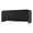 Black, variant on Farmhouse Wood Grain TV Stand for 70" TV, Curved Edge Media Console with Cabinet & Adjustable Shelves, Cable Management for Living Room