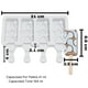 thumbnail image 3 of Molde Para Paletas De Hielo Reutilizables Silicona De Grado Alimenticio, Antiadherentes Y Flexibles De Fácil Desmolde, Utensilio De Repostería - Pastelería Con 4 Cavidades Para Helado ecomlab  Reposteria, 3 of 6