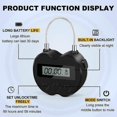 thumbnail image 5 of Electronic Time Lock with LCD Display, Waterproof USB Rechargeable Padlock for Travel, 5 of 5